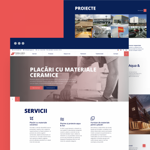 Website development & Strategie de conținut Terra Gres